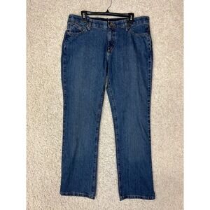 Wrangler Ultimate Riding Jeans Womens 32 x 34 Blue Country Farm Rodeo NWT
